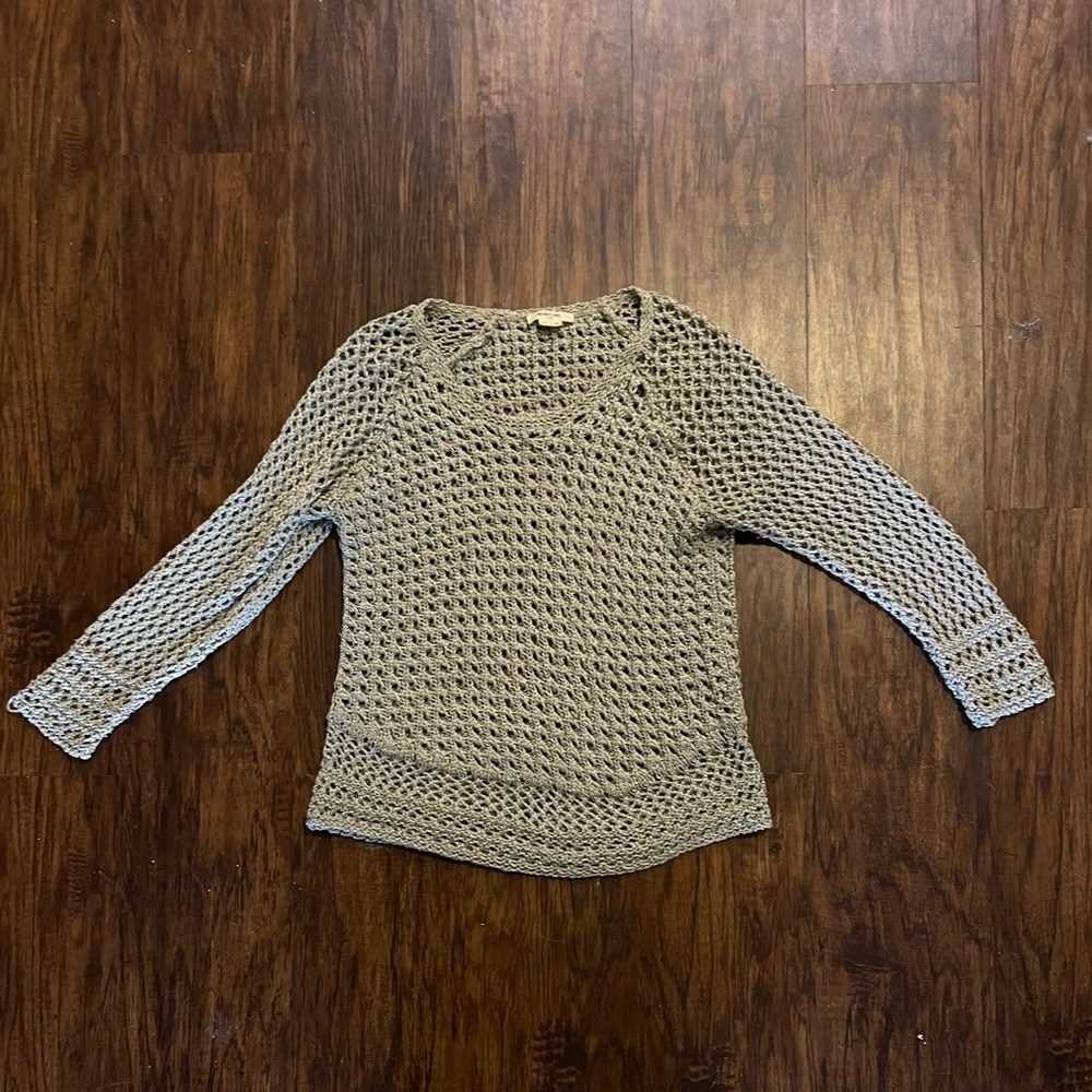 Helmut Lang Gray Knit Sweater